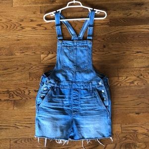 Madewell short overalls in very good condition